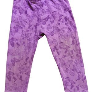 Leggings - purple butterfly print - Children's Place - 18-24m
